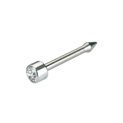 piercing per naso da 3mm in argento
